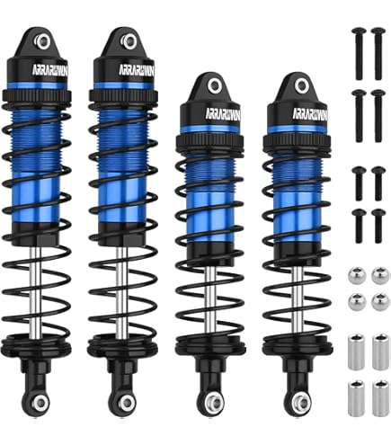 Amazon.com: Hobbypark (4-Pack) Aluminum Shock Absorber Assembled